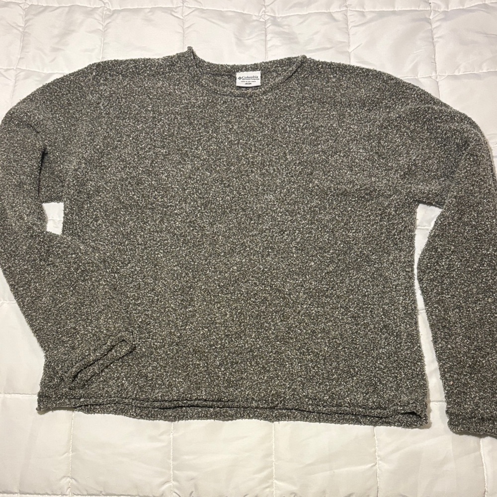 Columbia Gray Speckled Soft Sweater - Picture 1 of 9